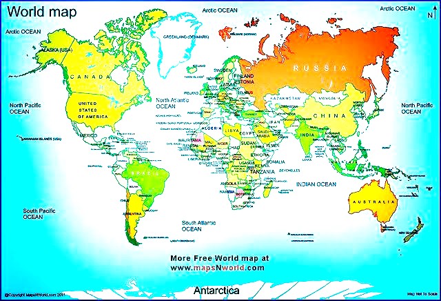 LIST OF COUNTRIES IN THE WORLD BY CONTINENTS